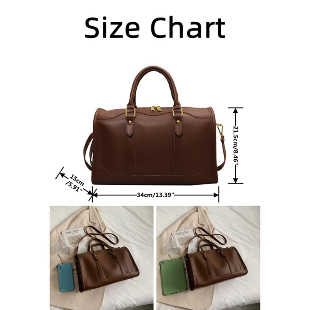 Dollcini Vintage Válltáska – Cipzáras Műbőr Női Kézitáska, Állítható Pánt