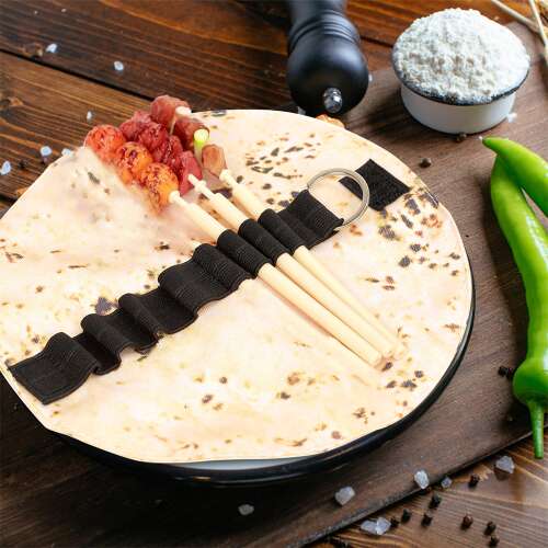 Dollcini Tortilla Tolltartó – Feltekerhető Vászon Tolltáska