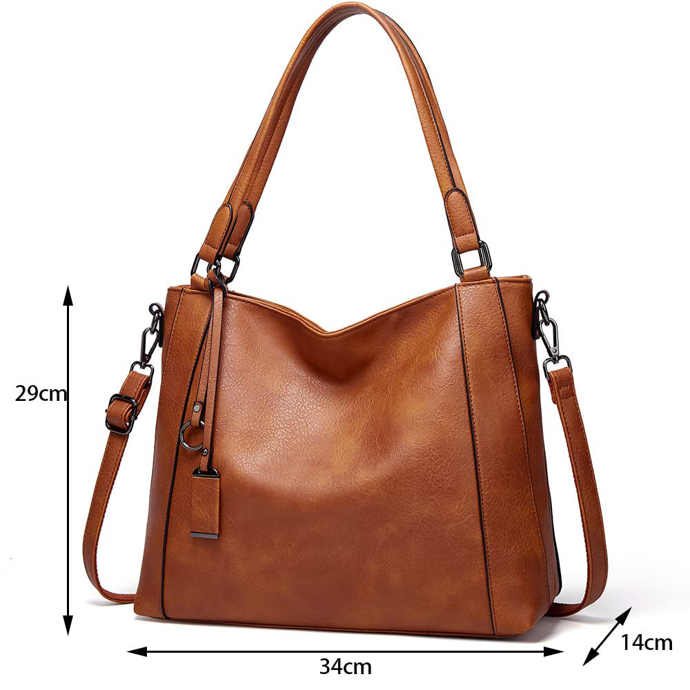 Dollcini Elegáns Női Válltáska – Nagyméretű Műbőr Kézitáska
