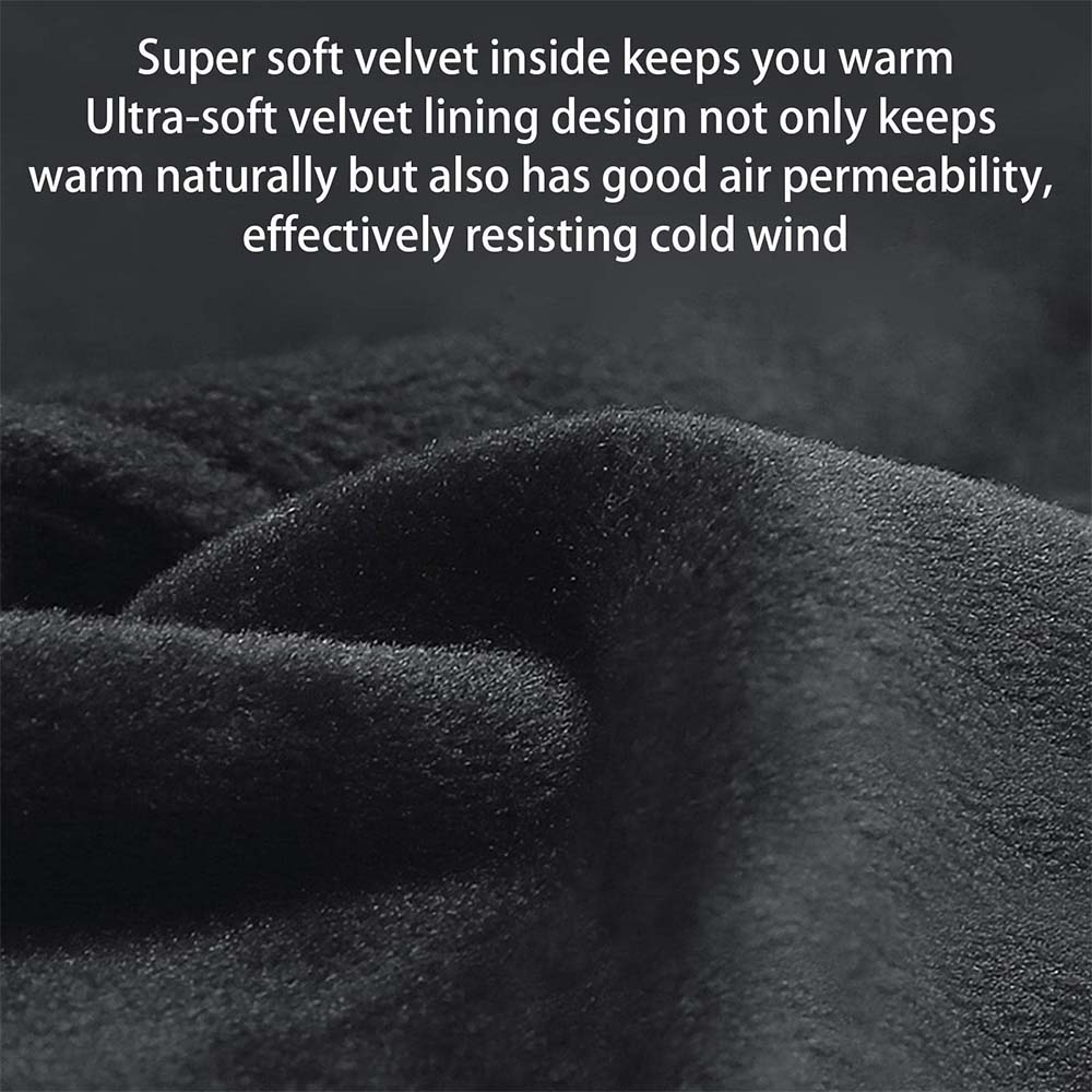 Dollcini Szélálló Uniszex Sportkesztyű – Érintőképernyős, Fekete