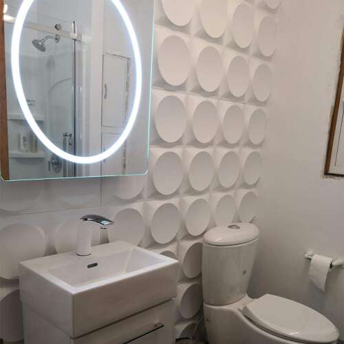 Dollcini Otthon 3D PVC Falpanel – Modern Geometrikus Mintás Dekoráció