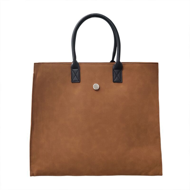 Dollcini Elegáns Női Laptoptáska – Professzionális Műbőr, Barna