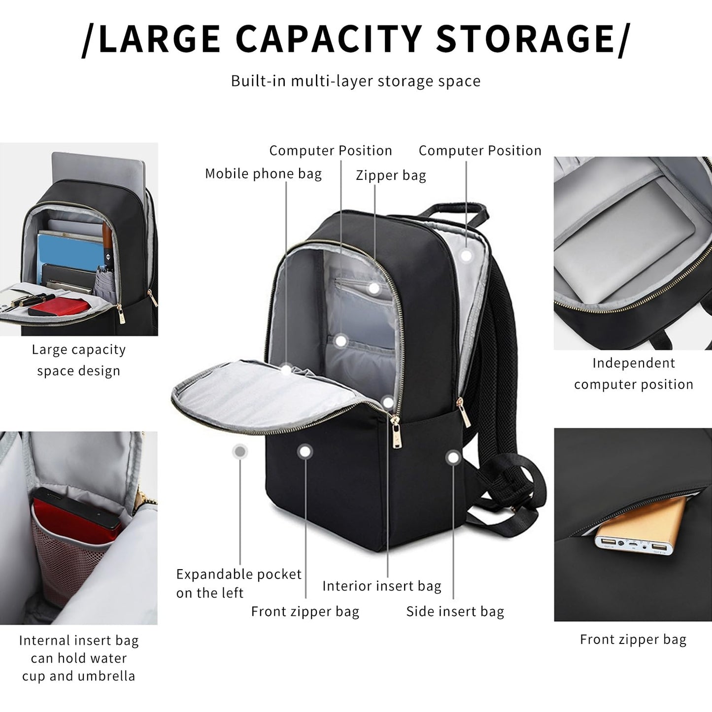 Dollcini Női Laptop Hátizsák – Ergonomikus, 15.6”, Utazáshoz