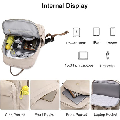 Dollcini Női Laptop Hátizsák – Ergonomikus, 15.6”, Utazáshoz