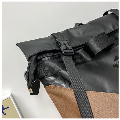 Dollcini Roll-Top Uniszex Laptop Hátizsák – Vízálló Utazóhátizsák, Nagy Kapacitású