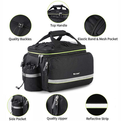 Dollcini Vízálló Kerékpár Csomagtartó Táska – Nagy Kapacitású