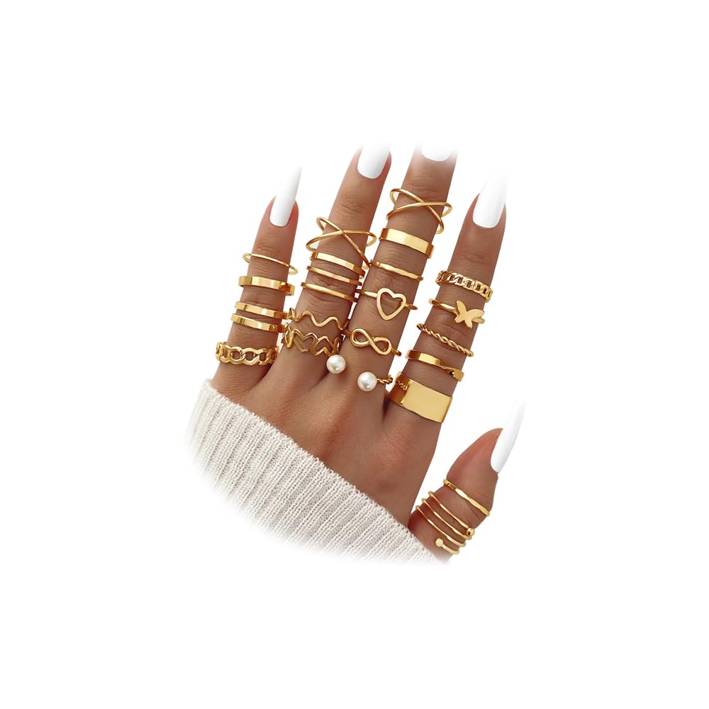 Dollcini 33 Részes Ékszerszett – Elegáns Fülbevalók és Gyűrűk