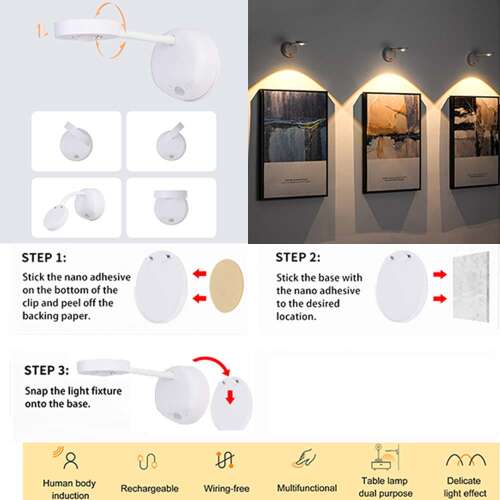 Dollcini Otthon Mozgásérzékelős LED Lámpa – Több Variáció