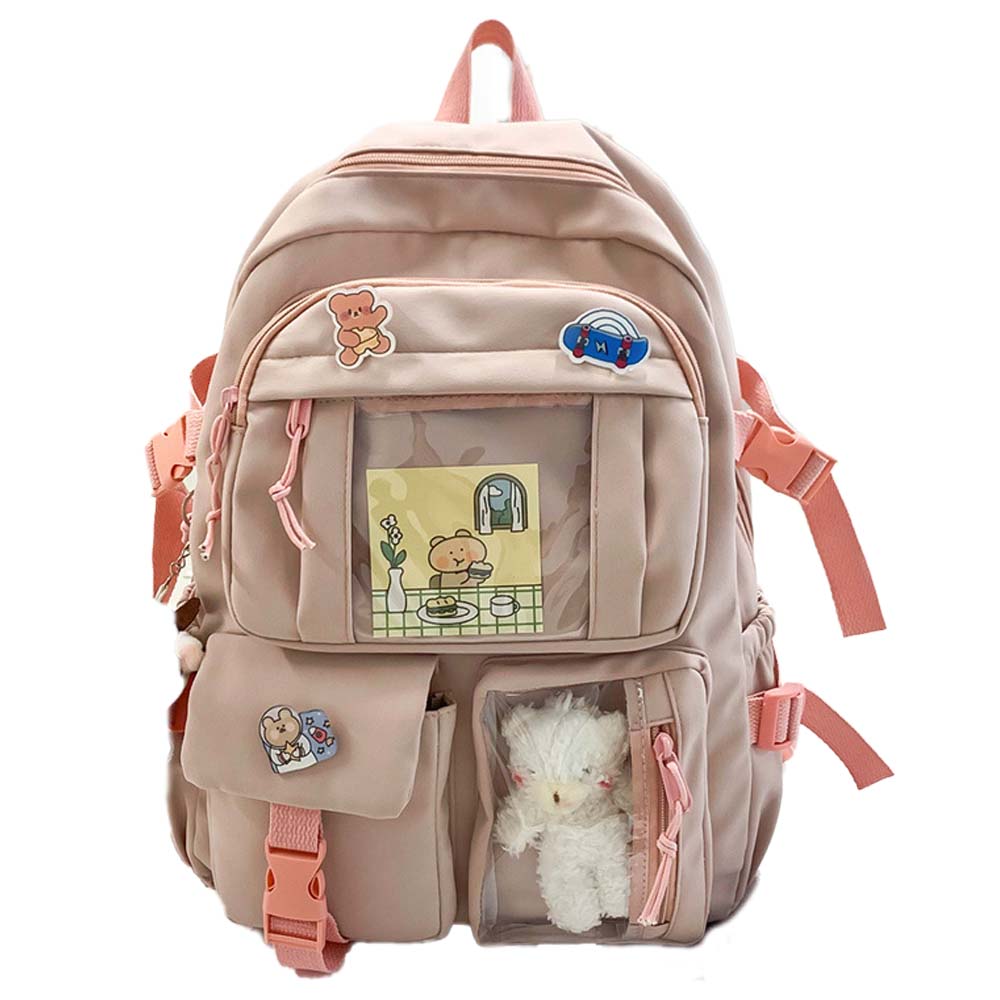 Dollcini Elegáns Iskolatáska Fiúknak és Lányoknak – Laptop Hátizsák Praktikus Rekeszekkel