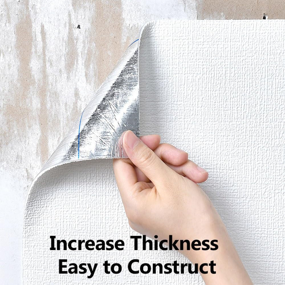 Dollcini Otthon Öntapadó Fóliatapéta – Fehér, Finomszemcsés Mintával