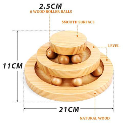 Dollcini Interaktív Guruló Macskajáték – Tartós és Szórakoztató