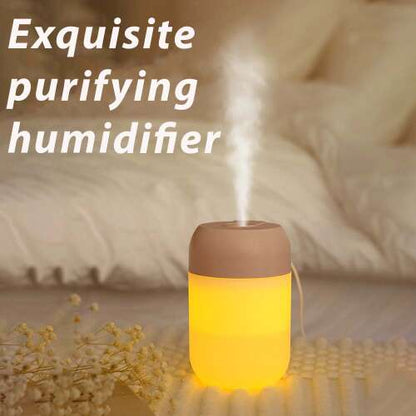 Dollcini Otthon Párásító – Melegfényű Aromaterápiás Illóolaj Diffúzor Dekor