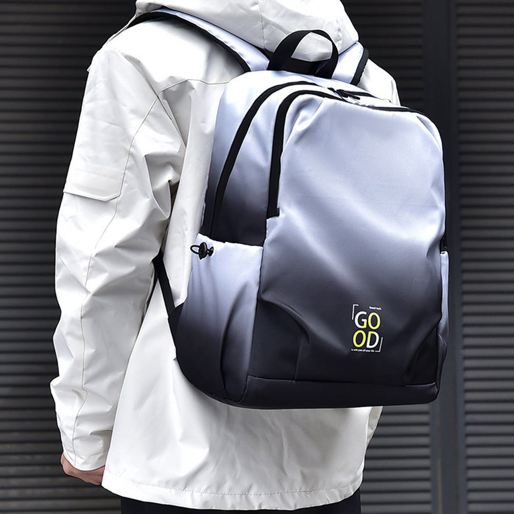 Dollcini Uniszex Laptop Hátizsák – Gradiens Mintás, Univerzális Iskolatáska