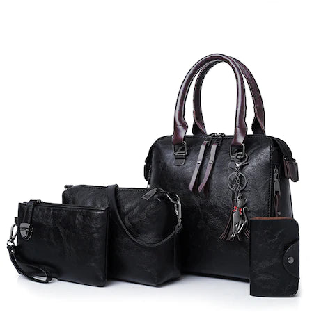 Dollcini 4 Részes Műbőr Táskaszett – Kézitáska és Válltáska