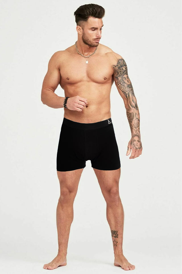 Dollcini Légáteresztő Pamut Férfi Boxeralsó - 95% Pamut, 3 darabos szett