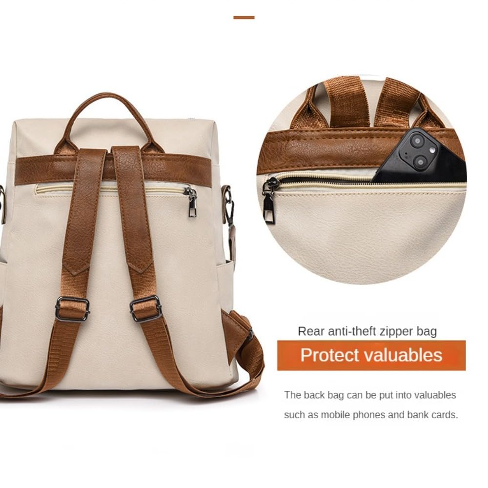 Dollcini Vízálló Női Hátizsák – Elegáns Műbőr Táska Utazáshoz