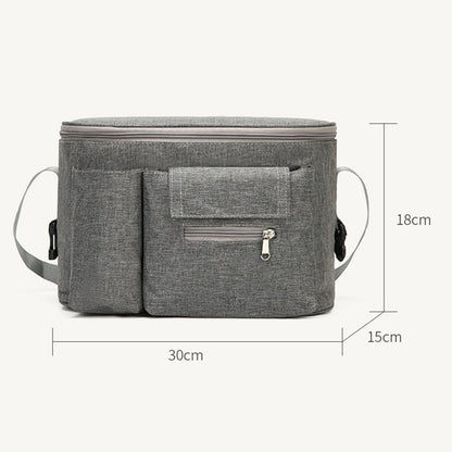 Dollcini Univerzális Babakocsi Táska – Pelenkatároló Rendszerező