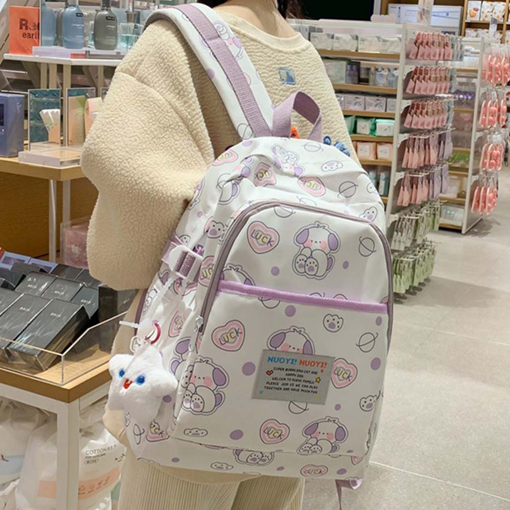 Dollcini Stílusos Uniszex Iskolatáska Hátizsák – Állatmintás, Praktikus