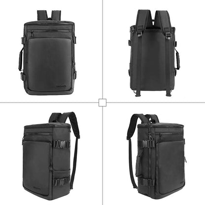 Dollcini Vízálló Férfi Utazóhátizsák – Nagy Kapacitású, Fekete