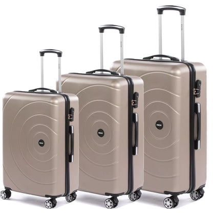 Dollcini Világjáró Bőrönd Szett – Royal Gold Elegance, Arany