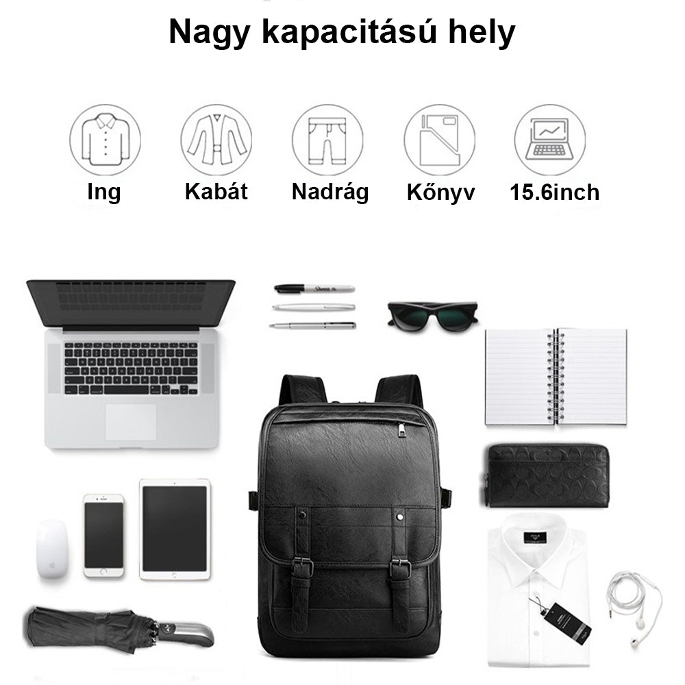 Dollcini Uniszex Laptop Hátizsák – Vízálló, 15.6” Laptophoz